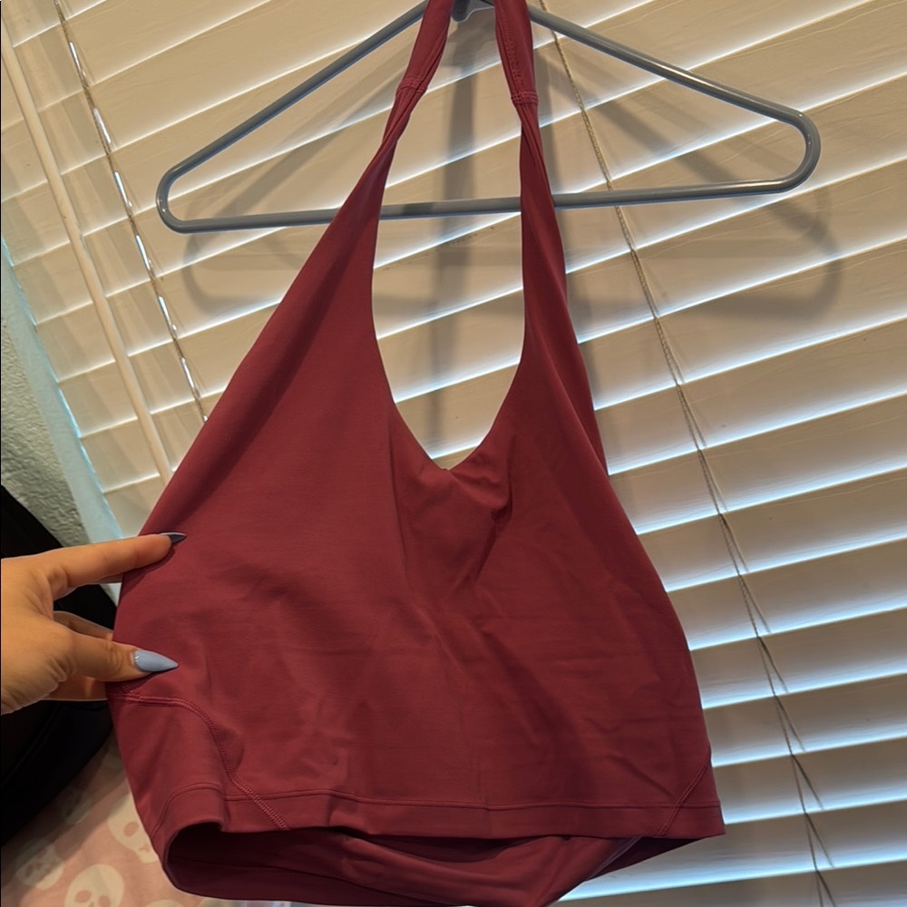 Lululemon Athletica Mauve Halter Tank Top